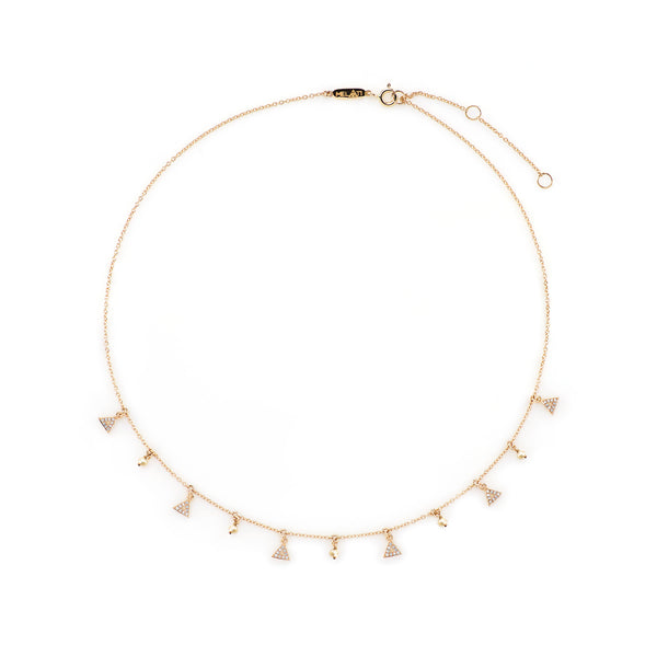 Diamond Charm Choker