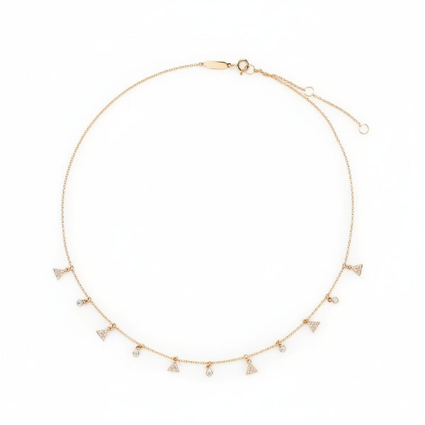 Diamond Charm Choker