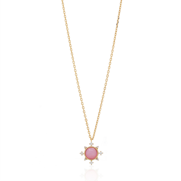 Pink Opal Rise Necklace