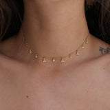 Diamond Charm Choker