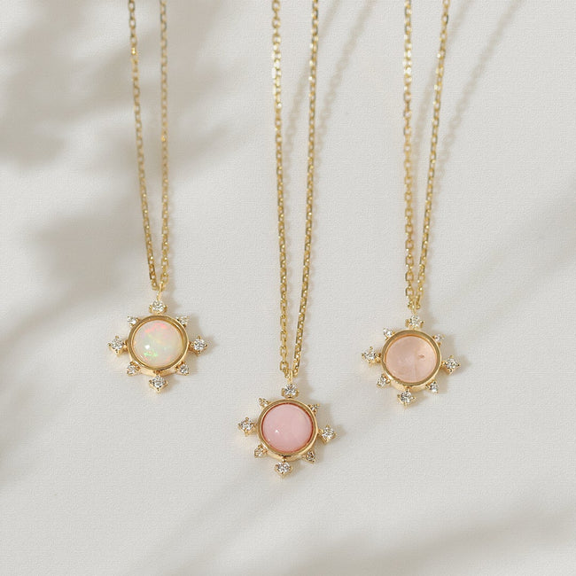Pink Opal Rise Necklace