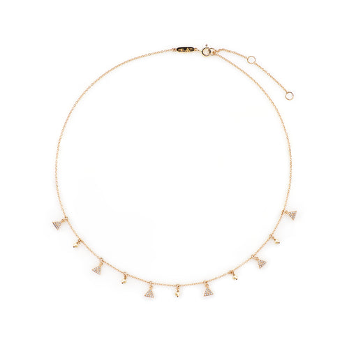 Diamond Charm Choker