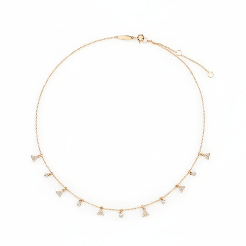 Diamond Charm Choker