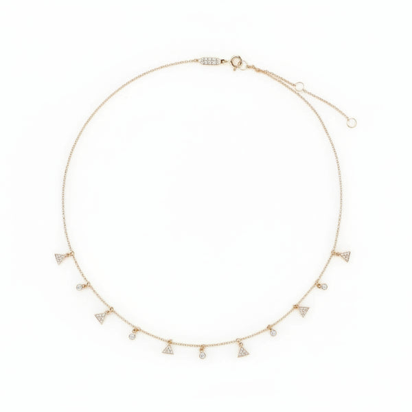 Diamond Charm Choker