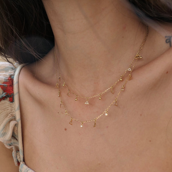 Diamond Charm Choker
