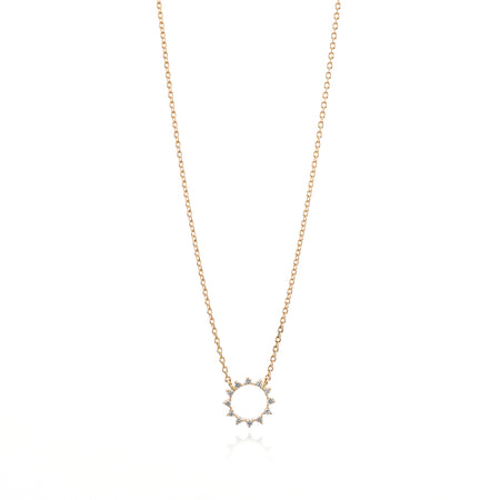 Diamond Charm Choker