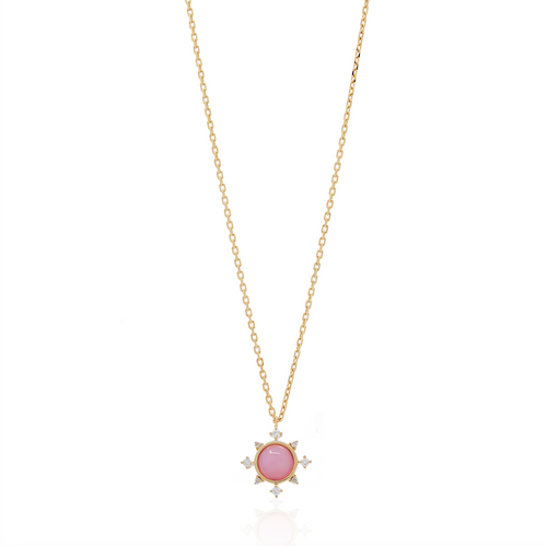 Pink Opal Rise Necklace