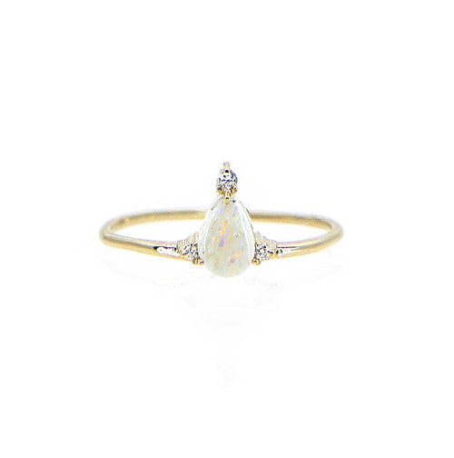 Opal Temple Ring