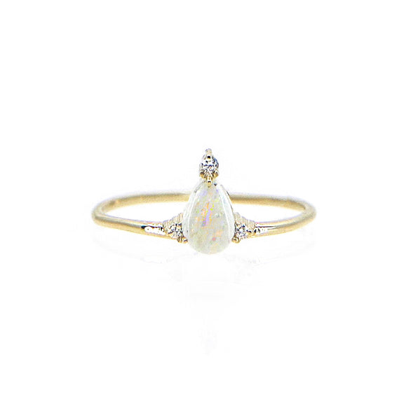 Opal Temple Ring